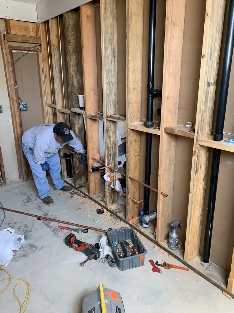 Commercial rough-in plumbing for Gas Line Repair in Dogwood Trails